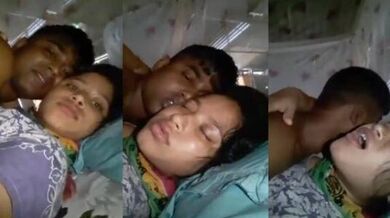 কলকাতার তরুণ দম্পতি শোবার ঘরে আবেগঘন যৌন মিলন করছে