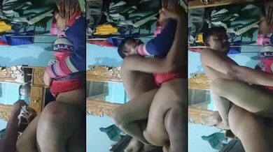 বাংলাদেশি দেবর তার মোটা বৌদিকে বিছানায় চুদছে