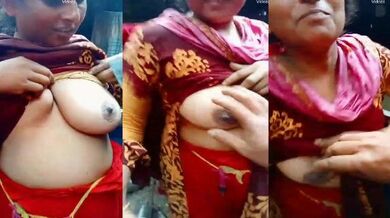 বাংলাদেশি ভাবী টাকার জন্য স্তন দেখাচ্ছে
