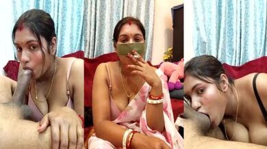 লাইভক্যামে সুপার বাংলা বৌদি বড় শিশ্ন চুষছে