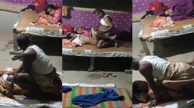 বাংলাদেশি মেয়েকে স্ত্রীর সামনে স্বামী চুদল