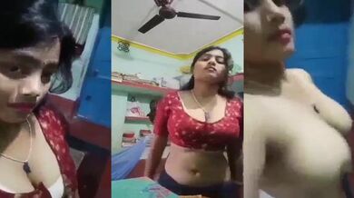 হট বাঙালি বৌদির ক্যামেরার সামনে নগ্ন প্রদর্শন