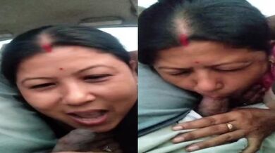 অসমীয় আন্টি গাড়ির ভেতরে প্রেমিককে ব্লজব দিচ্ছেন যৌন ক্লিপে