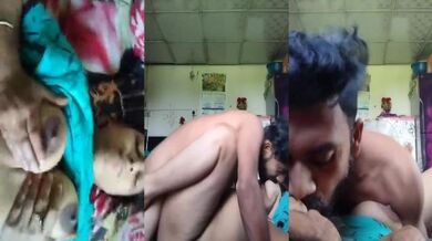 হাওড়ার বড় স্তন ভাবীকে সকালে স্বামী জোরে চোদালো